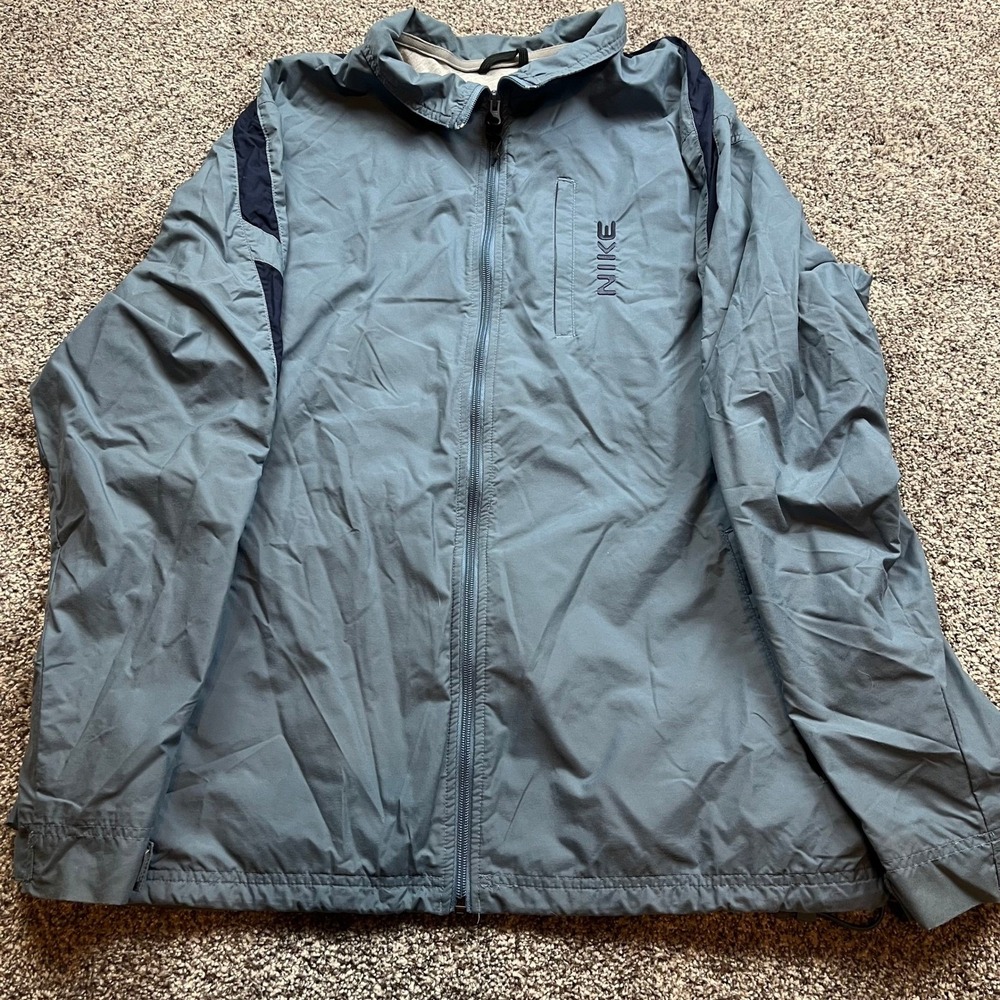NIKE Jacket Mens L Lightweight Full‎ Zip Athletic Sportswear y2k vintage